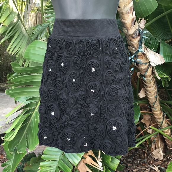 INC International Concepts Dresses & Skirts - - Rosette-skirt floral with sequins